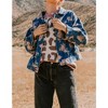 Women's Floral Print Washed Denim Jacket - Oddi - 2 of 3