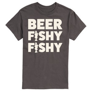 Men's - Instant Message - Beer Fishy Fishy Short Sleeve Graphic T-Shirt - 1 of 4