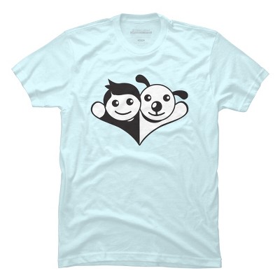 Men's Design By Humans Doggy Friend By graphicganga T-Shirt