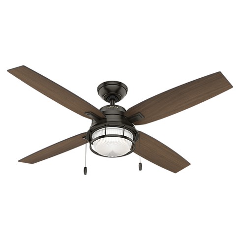 52 Ocala Noble Bronze Ceiling Fan With Light Hunter Fan Target