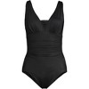 Lands' End Women's SlenderSuit Grecian Tummy Control Chlorine Resistant One Piece Swimsuit - 3 of 4