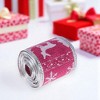 Unique Bargains Gift Wrap Ribbons Faux Linen with Reindeer Border Polyester 78.74"x1.97" 1 Pc - 2 of 4