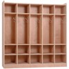 20 Cubby Mobile Tray Storage Cabinet, Storage Organizer Cubes with 2 Anti-Flip Fittings, 4 Castors and 2 Boxes - 2 of 4