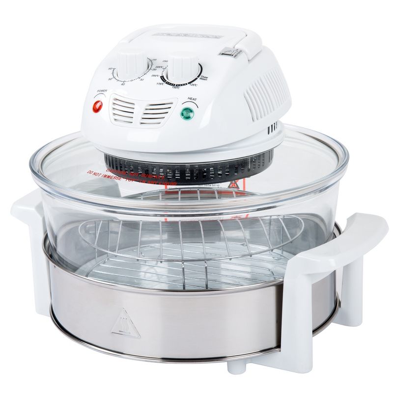 Hastings Home 17-Qt Tabletop Halogen Oven and Fryer - White, 1 of 7