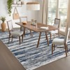 Abstract Machine Washable Area Rugs 5x7 Ultra-Soft Contemporary Throw Rugs Foldable Thin Accent Carpet Non Slip Indoor Floor Cover - 3 of 4