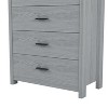 NicBex Retro Farmhouse 5-Drawer Dresser,Storage Cabinet with Classic Charm,Wood Dressers for Bedroom,Living Room Furniture - 4 of 4