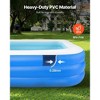 VEVOR Inflatable Pool, 118 x 67 x 20 inch, Large Family Swimming Pool With Repair Patches, Suitable For Kids And Adults, Perfect For Indoor Or Outdoor - 3 of 4