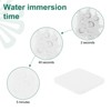 Unique Bargains Diatomite Water Absorbent Coasters Dish Drying Mats 4 x 4 Inch 6 Pcs - 3 of 4