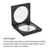 Unique Bargains TPU film 3D Square Shape Jewelry Display Box 2 Pcs - 4 of 4