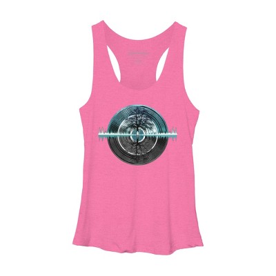 Women's Design By Humans Returning To Silence By Maryedenoa Racerback Tank Top