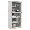 Tier Bookcase, Farmhouse Book Shelf with Storage Open Display Bookshelves - 4 of 4