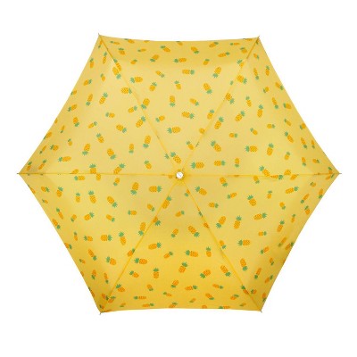 Cirra by ShedRain Women's Fruit Medium Compact Umbrella - Yellow