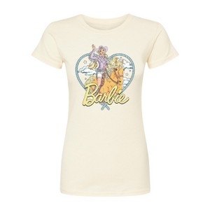 Women's - Barbie - Western Heart Fitted Graphic T-Shirt - 1 of 2