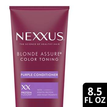 Nexxus Hair Color Blonde Assure Purple Conditioner For Blonde and Bleached Hair Keratin Conditioner - 8.5 fl oz