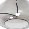 Glass Raindrop Table Lamp with Fabric Shade Gray - Simple Designs - image 3 of 4