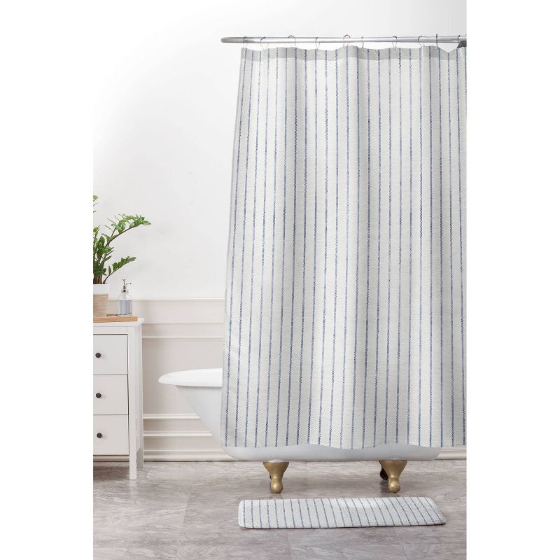 Holli Zollinger Aegean Wide Striped Shower Curtain Blue - Deny Designs, 4 of 5