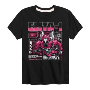Boys' - Transformers - Elita-1 Do The Right Thing No Matter The Cost Short Sleeve Graphic T-Shirt - 1 of 4