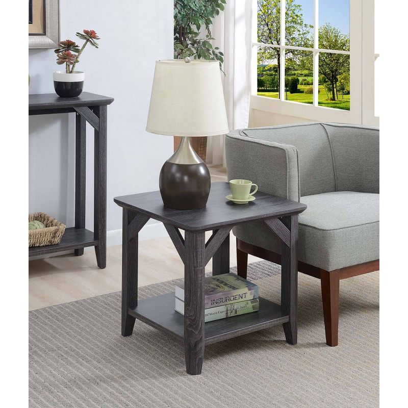 Winston End Table Weathered Gray - Breighton Home, 3 of 5