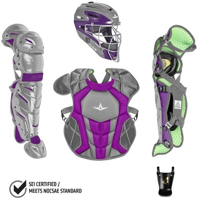 All-Star System7 Axis NOCSAE Youth Baseball Catcher's Gear Set