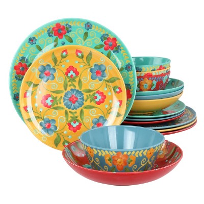 Sun Life Set 5 Paia Bacchette Esagonali PBT 23 Cm - Colori Assortiti Per Visite E Ristorante
