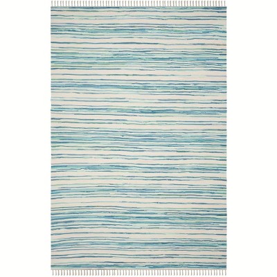 Rag Rug RAR126 Hand Woven Indoor Rugs - Safavieh