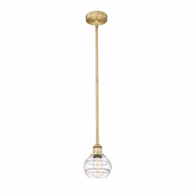 Rochester - 1 Light Stem Hung Mini Pendant In Industrial Style-7.38 Inches Tall and 5.88 Inches Wide