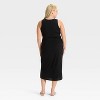 Women's Side-Tie Midi A-Line Dress - Ava & Viv™ - 2 of 3