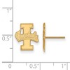Black Bow Jewelry 10k Yellow Gold Idaho Vandals NCAA Post Earrings - 2 of 3