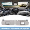 Unique Bargains Sun Visor for Chevy Sonic 12-16 Left Right Side Sunvisor W/O Sunroof Light 1 Pair - 3 of 4