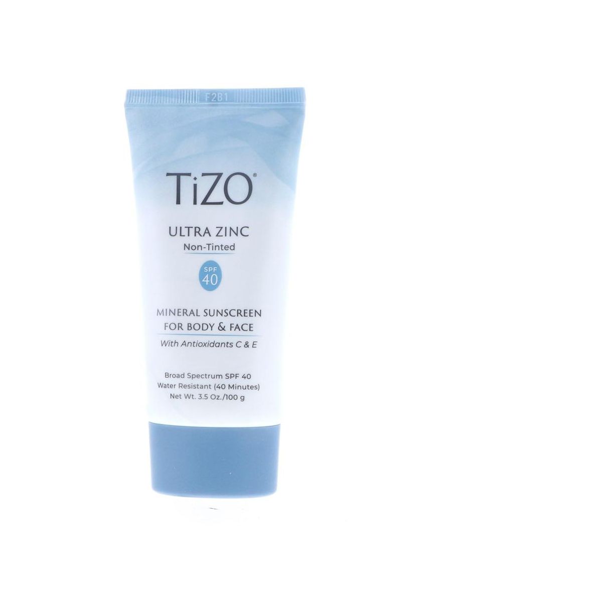 TIZO Ultra Zinc Body & Face Sunscreen Non-Tinted SPF40, 3.5 oz