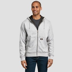 Big Mens Thermal Lined Cotton Fleece Full Zipper Hood Sweatshirt Hoodie Pockets