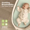 KeaBabies Organic Bassinet Sheet for Baby Girls, Boys, 2-Pack Soothe Bassinet Fitted Sheets, Bedside Bassinet Mattress Sheet - 4 of 4
