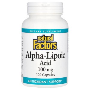 Natural Factors Alpha-Lipoic Acid, 100 mg, 120 Capsules - 1 of 3