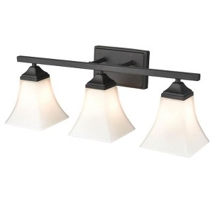 Millennium Lighting 3 - Light Vanity in  Matte Black - 1 of 2