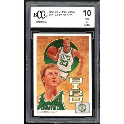 Larry Bird Card 1991-92 Upper Deck #77 Bgs Bccg 10 Mint+ : Target