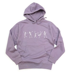 Simply Sage Market Women's Graphic Hoodie Dancing Skeleton - 1 of 2