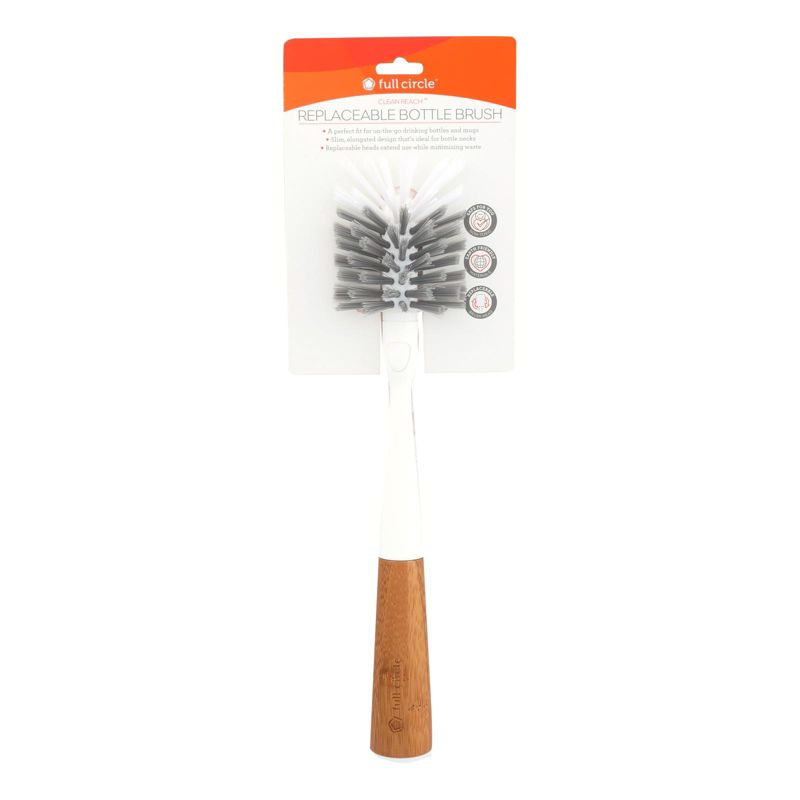 Full Circle Home Clean Reach Replaceable Bottle Brush White - Case of 6/1 ct, 2 of 6