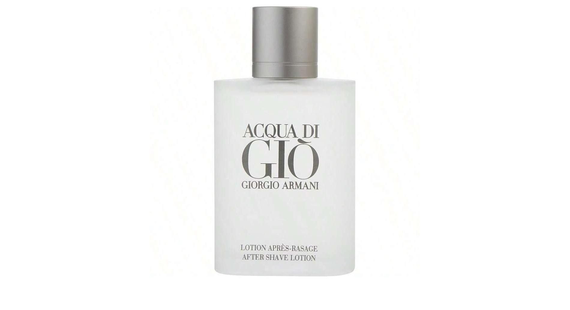 Acqua Di Gio By Giorgio Armani Men Freesia, Cyclamen, Hiacynth, Peach, Calone, Rosemary Aftershave 3.4 Oz