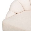 Nordlys Velvet and Metal Lounge Chair Vintage Style Upholstery Living Room - 2 of 4