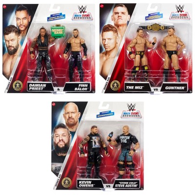 WWE Main Event 2-Packs 20 Complete Set of 3 Action Figures