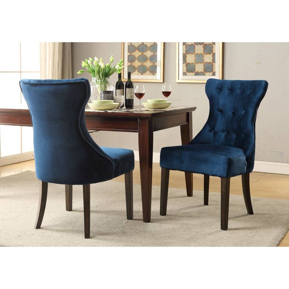 Set of 2 Bronte Dining Chair Blue - Chic Home Design was $409.99 now $286.99 (30.0% off)