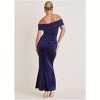 VENUS Womens Off-Shoulder Velvet Maxi - 2 of 4