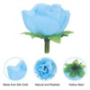 Unique Bargains Mini Silk Fabric Plastic Durable Reusable Artificial Flowers 50 Pcs - 3 of 4