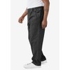 KingSize Men's Big & Tall Loose Fit Comfort Waist Jeans - 3 of 4