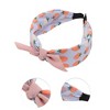Unique Bargains Girl's Elegant Strawberry Headbands 6.30"x4.72"x2.05" Pink Orange 1 Pc - 3 of 3