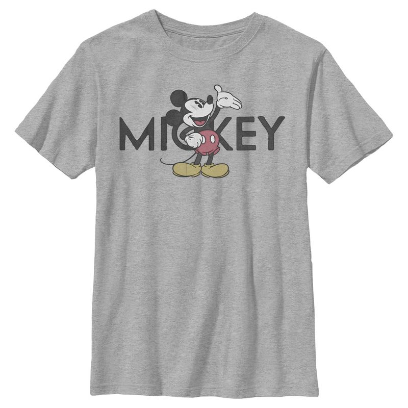 Boy's Disney Old School Mickey T-Shirt, 1 of 6