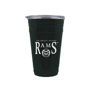 NCAA Colorado State Rams Tailgater Tumbler - 22oz: Stainless Steel, Acrylic Lid - 1 of 2