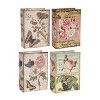 Set of 4 Book Boxes Floral/Butterflies  - A&B Home - image 2 of 4