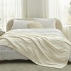 Chenille Knit Throw Blanket ，Soft Checkered Texture for Sofa, Bed, and Living Room-Amelie Home - 2 of 4