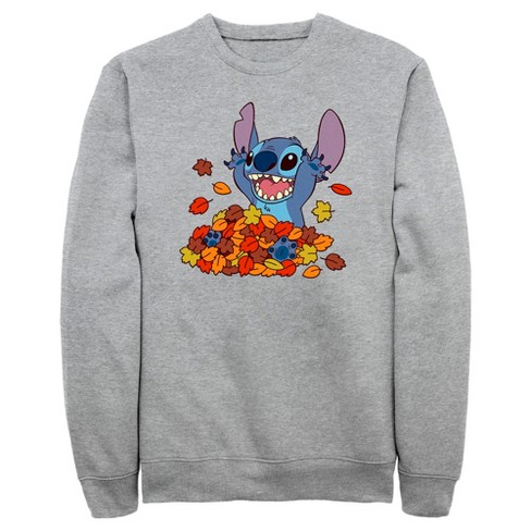 Heroes Disney Lilo And Stitch Stitch Cute Face Hoodie Blue